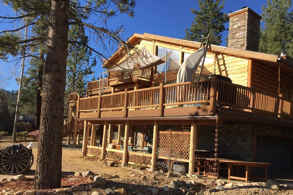 Two-story house exterior, warm gloss finish, Highland Coat Painting — photo 2 of 4